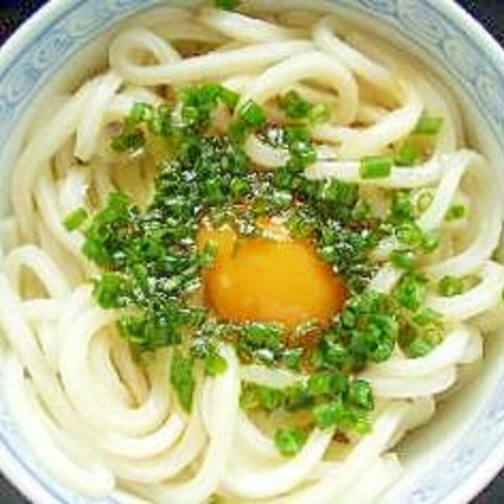 卵かけごはんのうどんは釜玉うどん